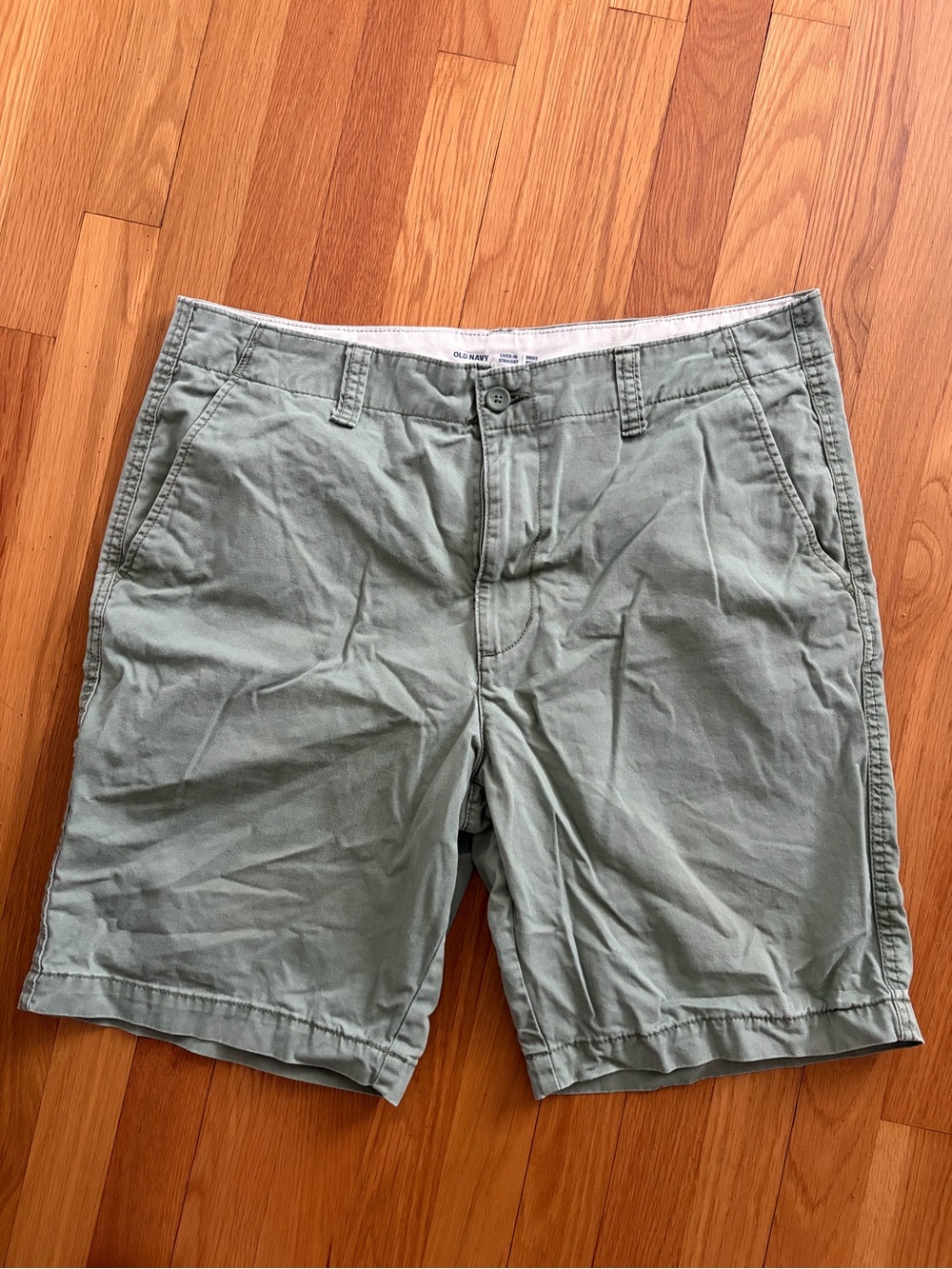 Old Navy | Men’s Sage Green Casual Chino Shorts | Size: 36